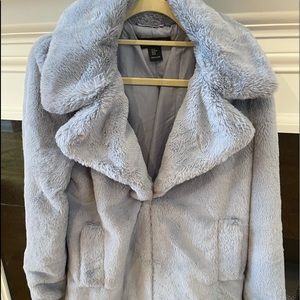 Faux fur coat